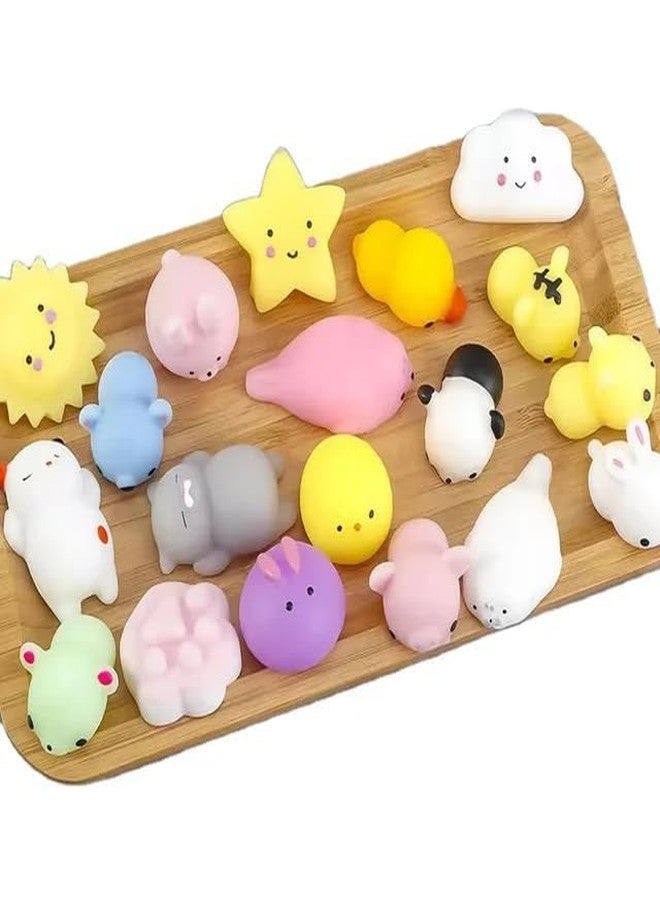 ANAB GI ألعاب ANAB GI Kawaii Mochi Squishy Toys - ألعاب حيوانات صغيرة لتخفيف التوتر، هدايا لحفلات أعياد ميلاد الأطفال (عشوائي، عبوة من 5 قطع) - Image 4